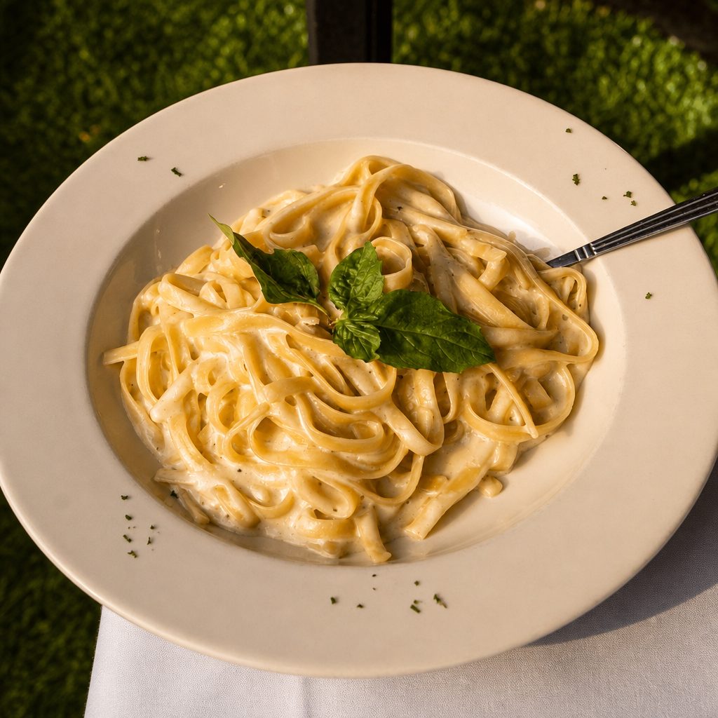 Fettuccine Alfredo.